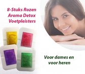 8-Stuks Rozen Aroma Detox Voetpleisters