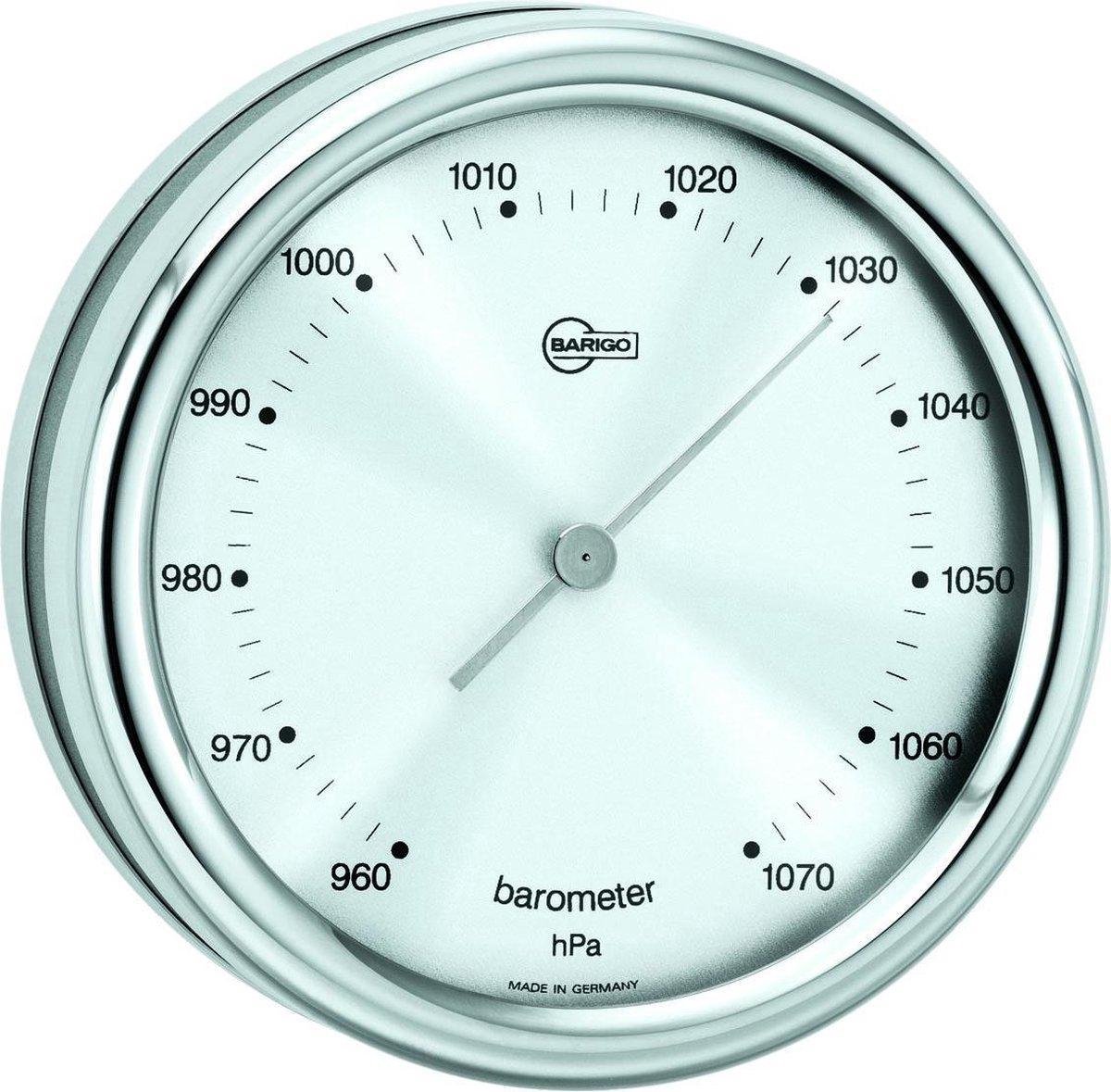Barigo 823 CR barometer - edelstaal - Ø 10 cm