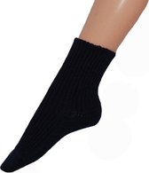 2-pack thermo kindersokken - blauw - 100% wol - maat 31/32
