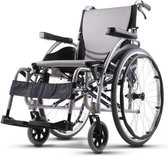 Ergonomische Rolstoel Opvouwbaar Grijs - 46 cm