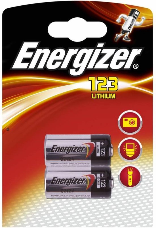 Energizer CR123 / CR123A Batterie à usage unique Lithium 3 V. | bol.com
