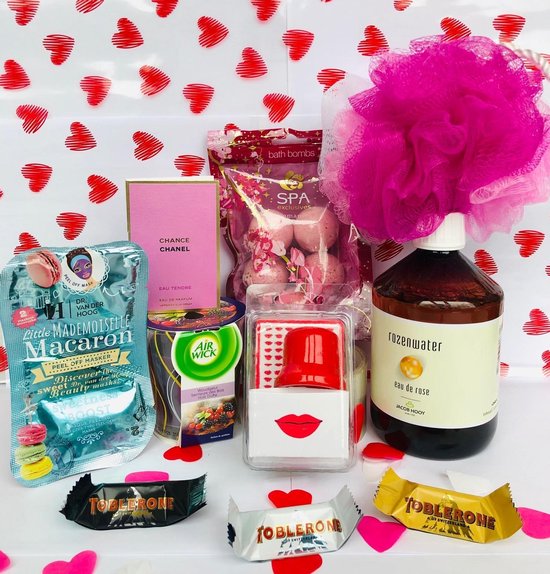 Valentijnsdag Beautybox cadeau voor haar - Valentijn Pakket Cadeautje Vrouw  -... | bol.com