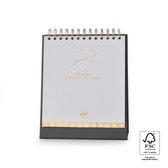 Verjaardagskalender - Kalender - Bureaukalender - Zodiac met goud