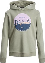 Jack & Jones sweater jongens - groen - JORlogon - maat 176