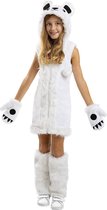 FUNIDELIA Ijsbeer kostuum voor meisjes - Maat: 97 - 104 cm - Wit