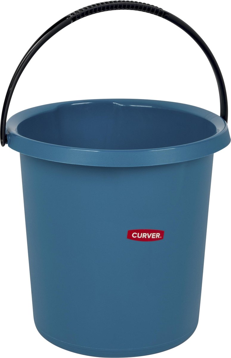 Seau avec couvercle Curver 12l plastique bleu - Cdiscount Bricolage