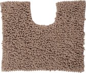 Lucy's Living Luxe WC mat TURN Brown exclusive – 60 x 60 cm – bruin - ant-slip - badkamer mat - badmatten - badtextiel - wonen – accessoires - exclusief