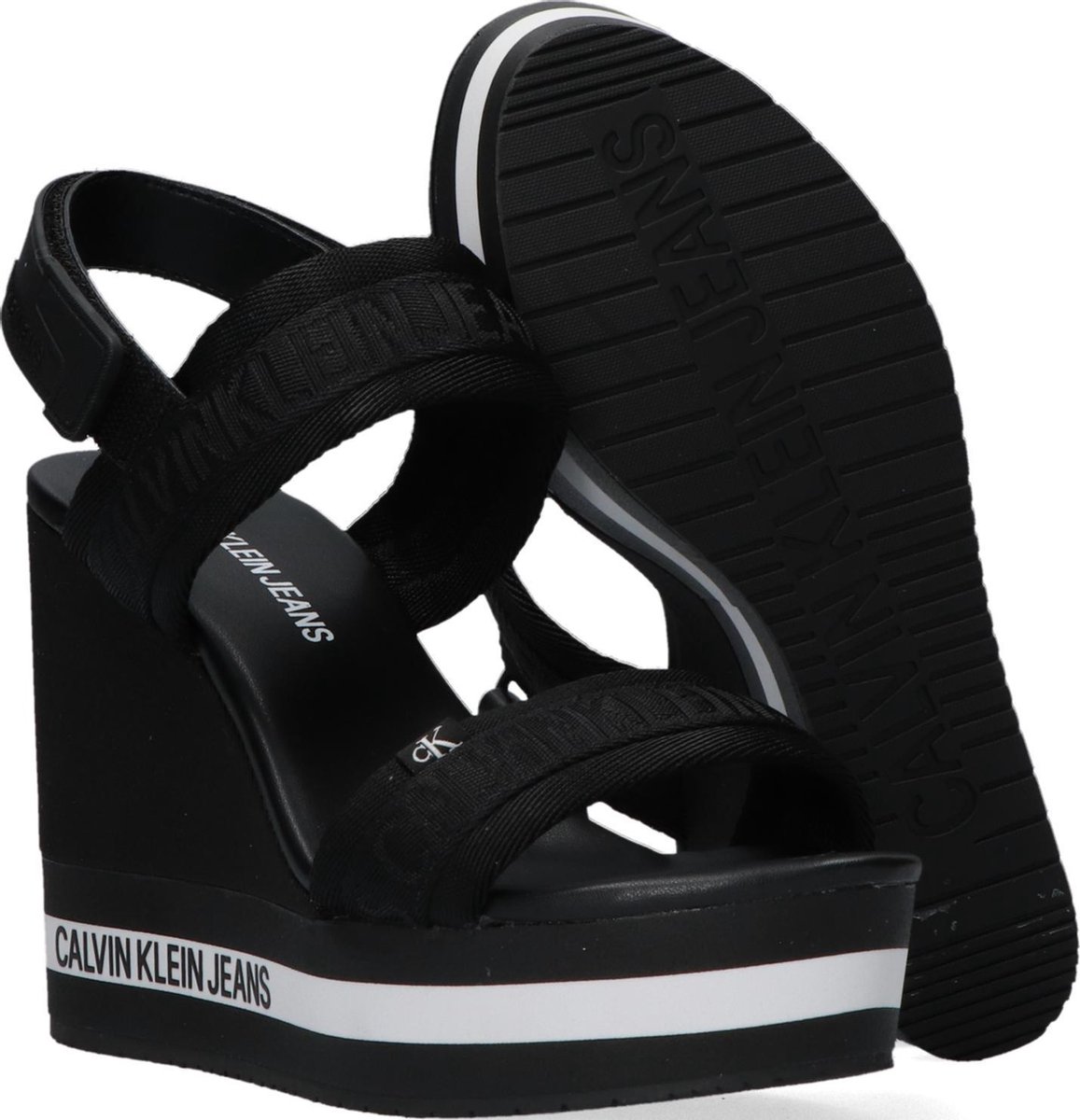 calvin klein wedge sling