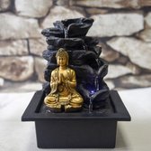 Fontein Boeddha Shira 25 cm hoog - interieur - fontein voor binnen - relaxeer - zen - waterornament - cadeau - kerst - nieuwjaar - geschenk - relatiegeschenk - origineel - lente -