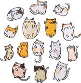 Série Fat Cat - Ensemble de 15 pièces - Application de tissu et de repassage