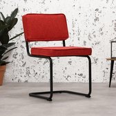 Eetkamer - Vergaderstoel Olafsvik Velvet, Blauw