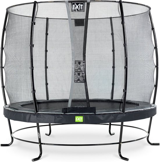EXIT Elegant trampoline rond - zwart