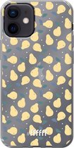 6F hoesje - geschikt voor iPhone 12 Mini -  Transparant TPU Case - Pears #ffffff