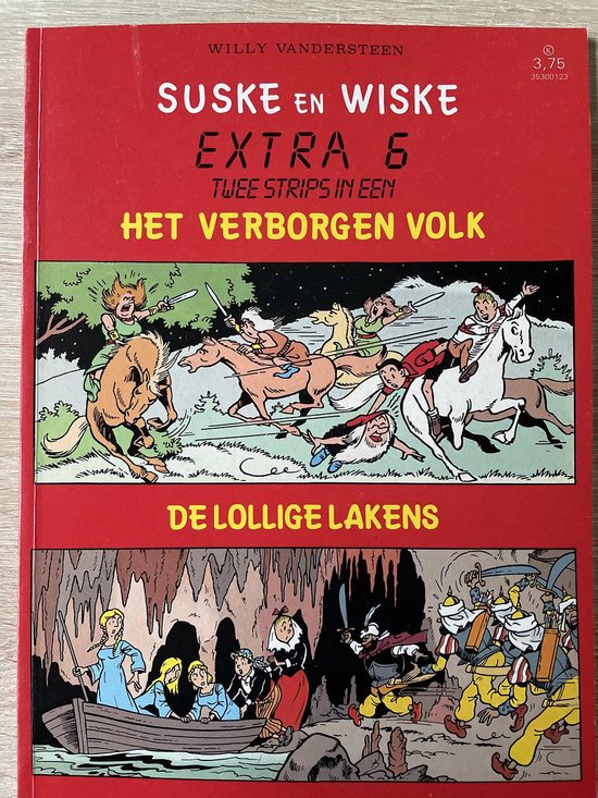 Suske en Wiske Extra deel 6: Het verborgen volk en De lollige lakens (speciale uitgave HEMA BV uit 1987)