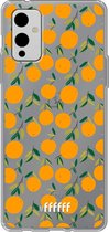 6F hoesje - geschikt voor OnePlus 9 -  Transparant TPU Case - Oranges #ffffff