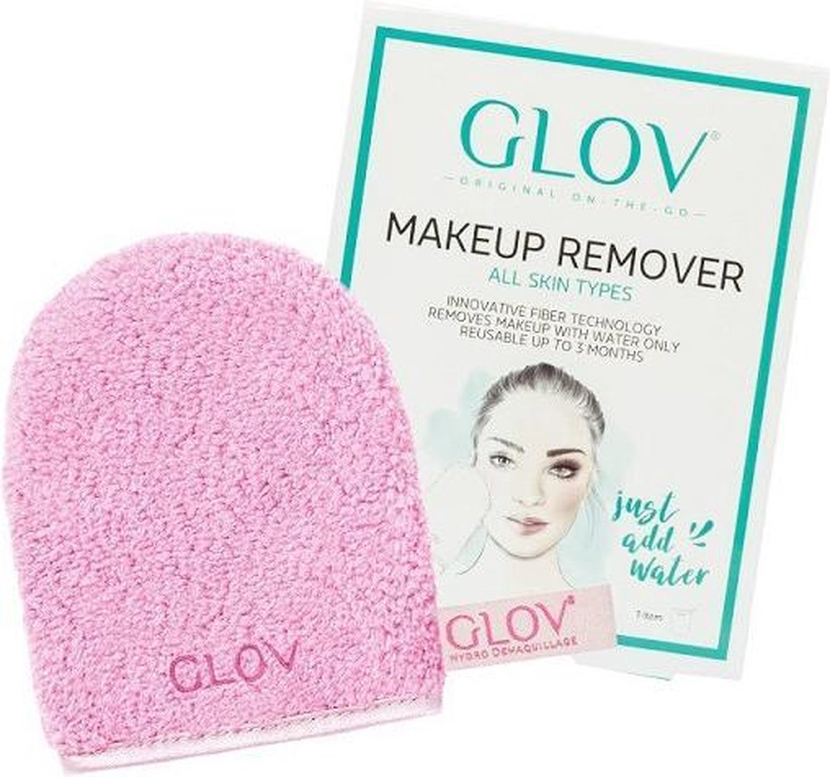 Glov - On-The-Go Makeup Remover Glove Is A Make-Up Remover Cozy Rose