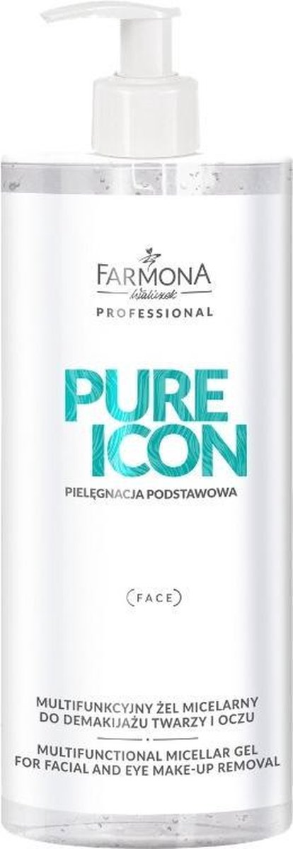 Farmona Professional - Pure Icon Multifunctional Micellar Gel For Facial & Eye Makeup Removal Multifunctional Micellar Gel Is A Face And Eye Makeup Remover 500Ml