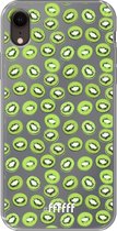 6F hoesje - geschikt voor iPhone Xr - Transparant TPU Case - Kiwi's #ffffff