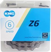 Kmc Ketting Z6 1/2 X 3/32 Inch 114s 5/6 Speed Staal Zilver