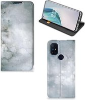 Smartphone Hoesje OnePlus Nord N10 5G Leuk Telefoonhoesje Painting Grey