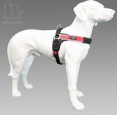 Tre Ponti Forza Harness Red & Reflective - Harnais pour chien - 73-112 cm