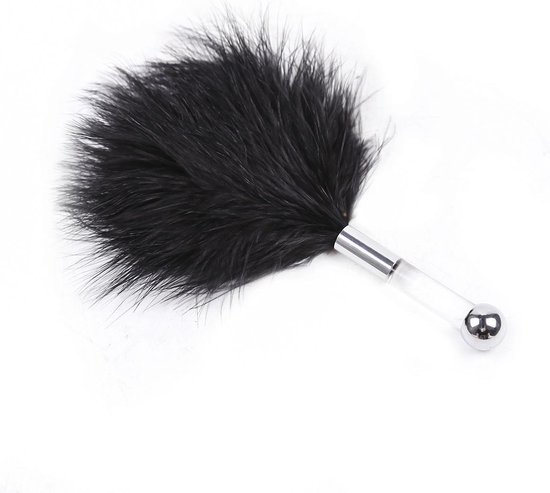 Banoch | Plume de tantra noire | plume caressante noire