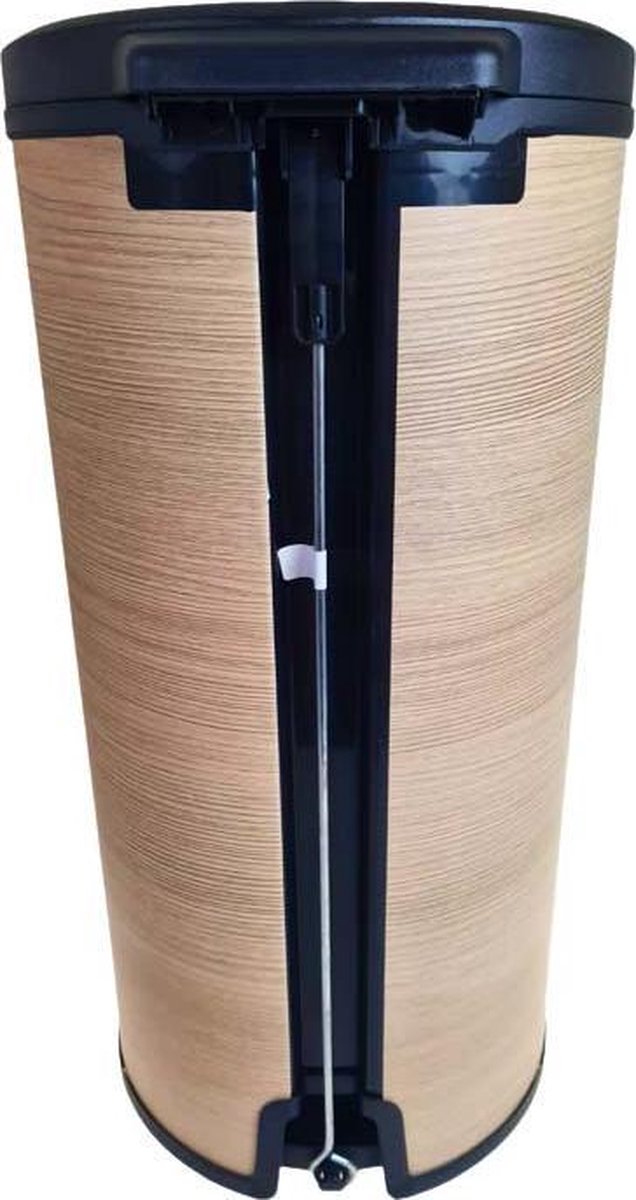 Curver Decobin Pedaalemmer Prullenbak 30l Hout Look