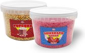 Popcorn mais - Aardbei suikerspin suiker - 1,5 KG