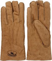 Warmbat Handschoenen Dames - Suède - Handschoenen - GLO3010 - Cognac - Maat S