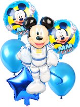 Mickey Mouse Ballonnen - Disney - Ballonnen Verjaardag - Helium Ballonnen - Folieballon - 8-Delig