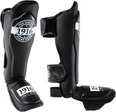 1916 Fight Gear Scheenbeschermer Thai Zwart/Wit