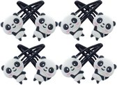 Panda haarclip- geschenk – gift – verjaardag – verassing – versiering – feestdag – cadeau – kado - beest - dier - cultuur - volkscultuur - elastiek