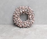 Krans | Coco Fruit | White Wash | 65cm