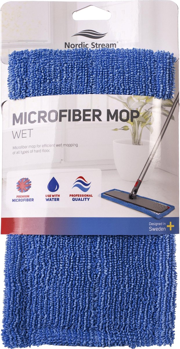 Nordic Stream Serpillere Microfibre replecement - Tous types de sols durs -  Têtes de