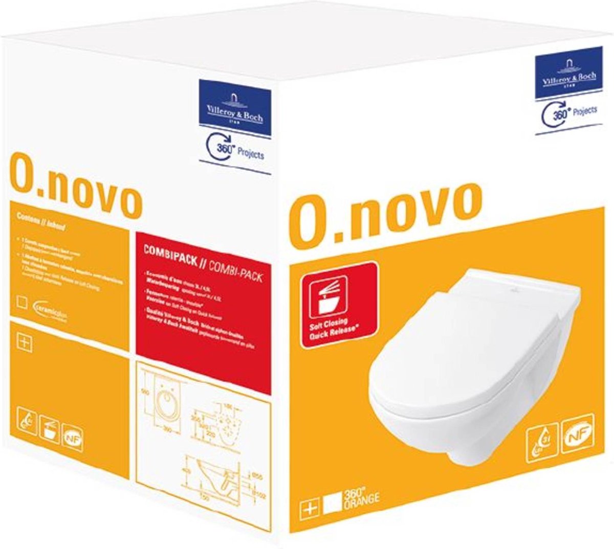 Villeroy & Boch Toiletpot O.Novo