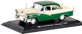 Ford Fairlane - Havana 1955 (Taxi) (Creme/Groen) 1/43 Atlas - Modelauto - Schaalmodel - Modelauto - Miniatuurauto - Miniatuur autos