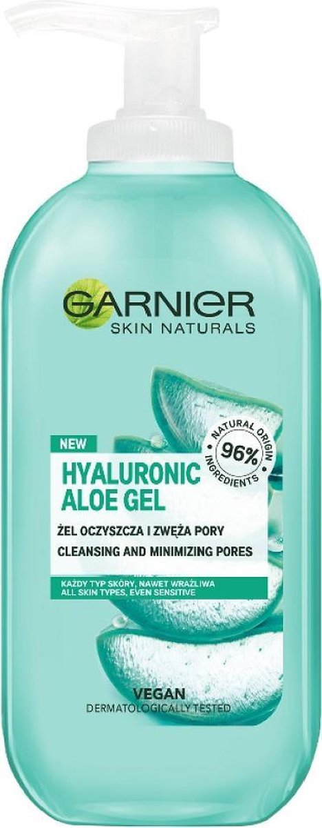 Garnier - Hyaluronic Aloe Gel Cleansing Gel For Each Type Score 200Ml