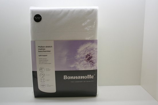 Bonnanotte stretch molton - splittopper/matras - 120-140/200-220 cm