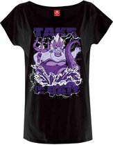 Disney Villains Dames Tshirt -L- Ursula Take The Bait Zwart