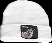 heren mutsen volwassenen | heren wintermuts | Damesmutsen | Wit | LONEWOLF