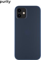 Purity Ultra Dun Backcover Hoesje voor iPhone 12 Mini - Blauw