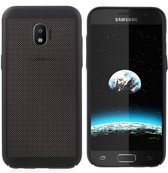 BackCover Holes - Telefoonhoesje - Hoesje voor Samsung J2 Pro 2018 - Zwart