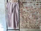 Passion for Linen Luxe deken Fay 100% linnen, 135 x 250 cm, lila