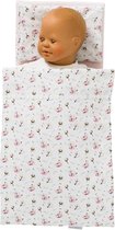 Cottonbaby poppen beddengoedset Cottonflower