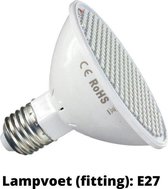 Groeilamp 200 LED - E27 - 40W - Full spectrum Groeilamp - Bloeilamp - Kweeklamp - Growlight - Groei Lamp