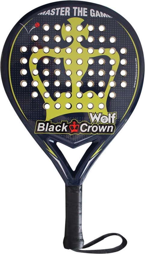 Black Crown Wolf 2020 - Padel Racket - Ronde vorm - Even Balance