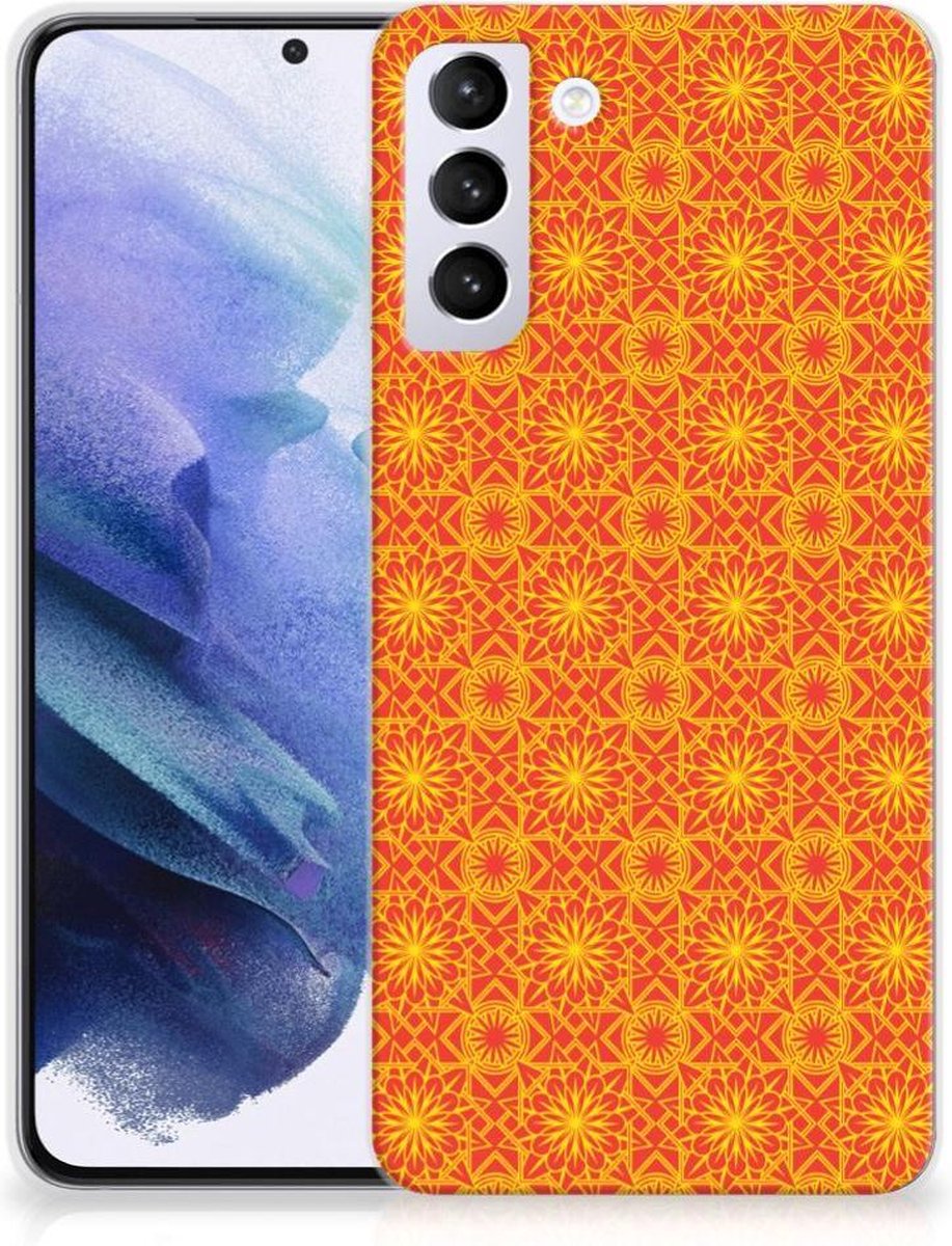 Samsung Galaxy S21 Plus TPU bumper Batik Oranje
