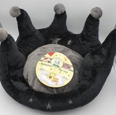 Karlie - Prinscess Bed voor Katten - Zwart - 45 cm Diameter