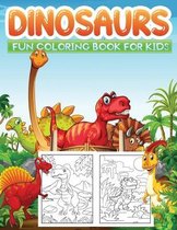 dinosaurs fun coloring book for kids