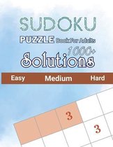 1000+ Sudoku Puzzles Book For Adults Easy Medium Hard Solutions